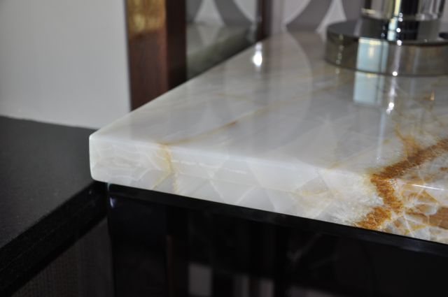 white onyx slab