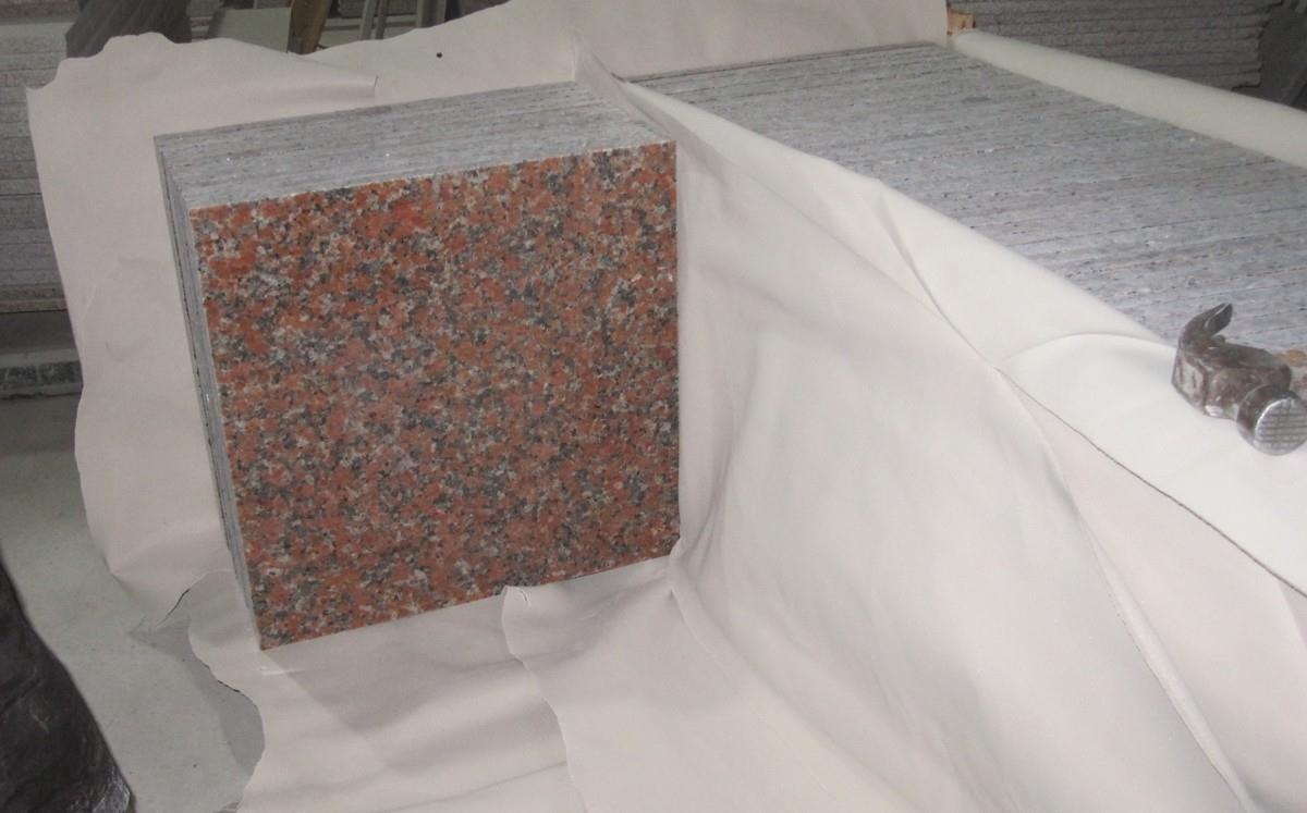Maple red granite tiles