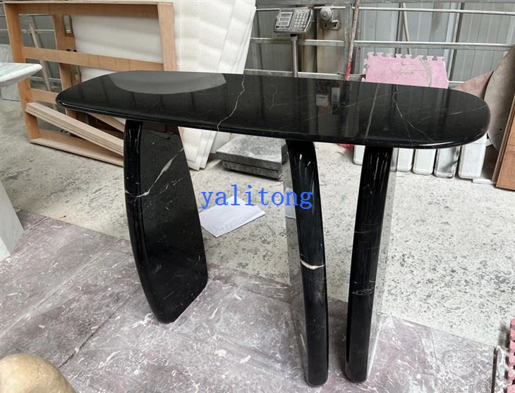 Luonnonkivi konsolipöytä Nero Marquina