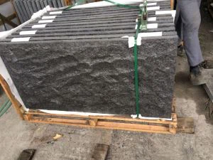 Kiina Black Pearl G684 seinälaatat luonnollisella jaettu pinta ja liekki