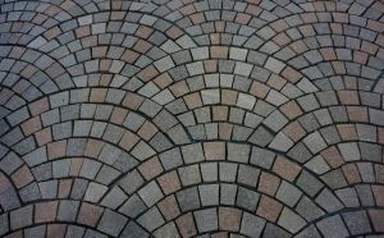 Sector Shape Paving Stone Design