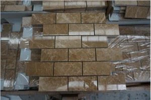 Kevyet Emperador-marmorimetrosmosaiikkilaatat