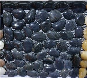 Mosaiikkilaatat Pebble Black