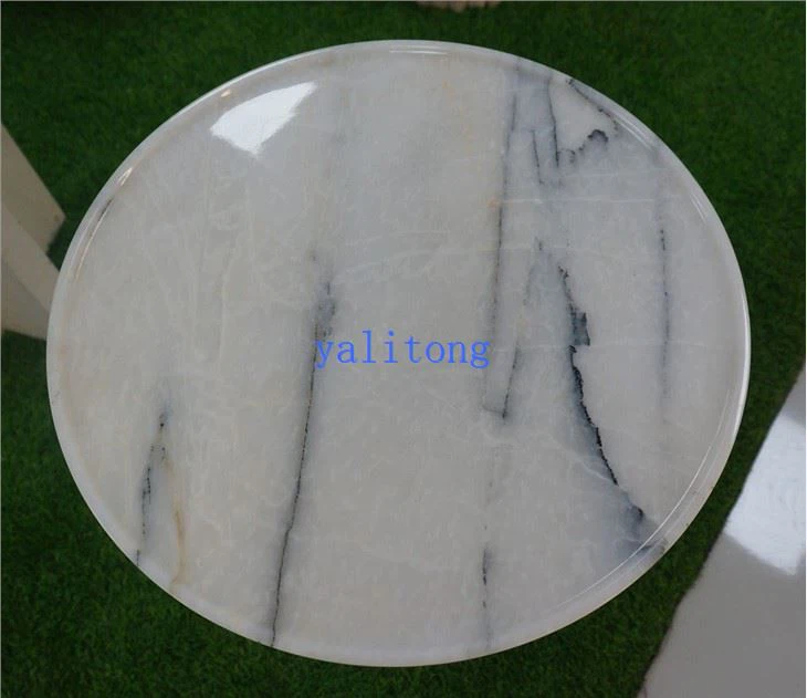 Marble Base Round Side Table