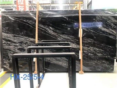 Manhattan Black Granite Slabs Black