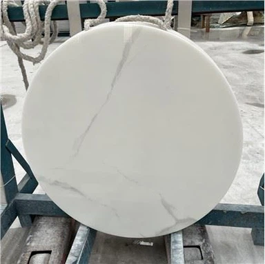 Nanokiteytyslasinen pyöreän muotoinen pöytäkahvila