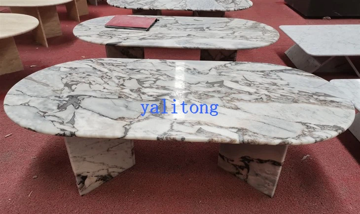 Calacatta Nero marmorinen sohvapöytä